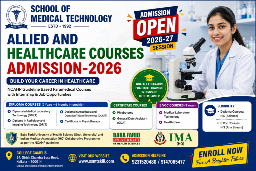 Allied and Healthcare Courses Admission-2026